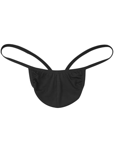 Adult Men Low Rise Bulge Pouch Backless G-String Thongs T-Back Jockstrap Bikini Underwear3