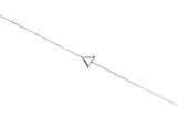 pulsera rolex oro 14k  Triángulo pequeño, Pulsera de oro de 9K 14K 18K, Oro blanco, Pulsera minimalista, Joyería triangular, Regalo para ella, Delicado regalo geométrico para mujer/code: 0.001