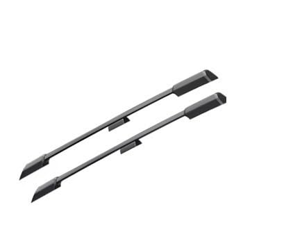 Barres de toit pour Prado 250 et LC250 2024-2026 en alliage d'aluminium robuste