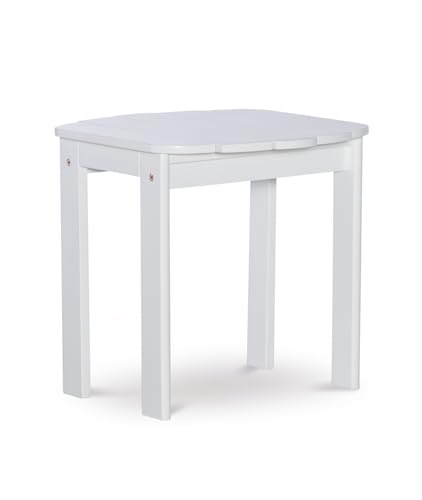 Table d'appoint Linon Adirondack en bois blanc de 47 x 46 cm - 2