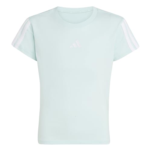 adidas Mädchen Essentials T-Shirt, Halo Mint/White, 13-14 Years