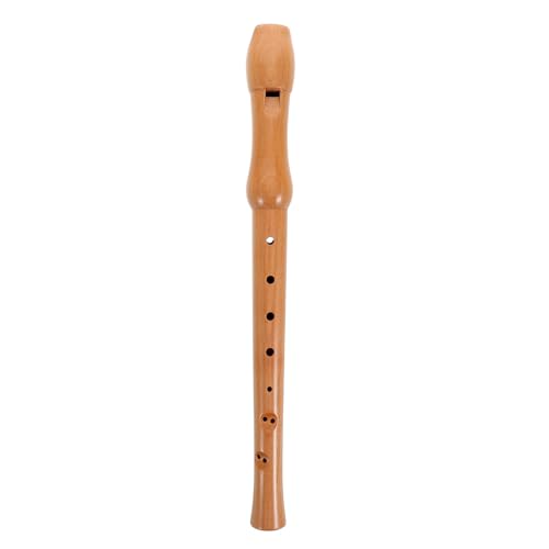Alasum Wooden Tenor Recorder for Beginners Sturdy Beechwood Flute Music Instrument for Early Education Easy to Play Rhythm Musical for Boys