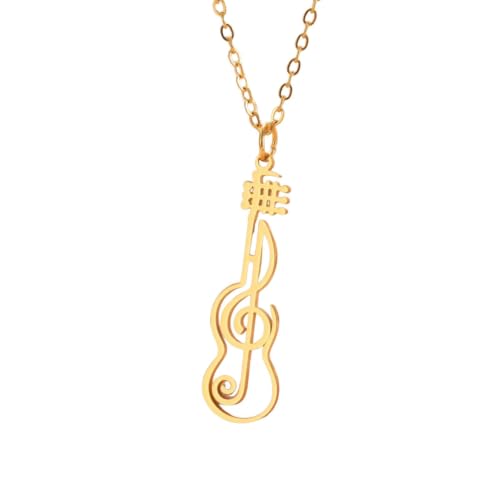 Collier clé de sol en argent pour femme et enfant pendentif musique