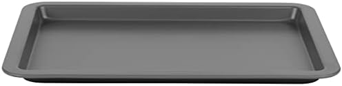 Salter BW11057EU7 37 cm Baking Tray, Tin, Easy-Clean, Non-Stick, PFOA-Free, Oven Safe up to 220° C/Gas Mark 7, Sleek, High Performance Design, Carbon Steel, Cosmos Collection, Matte Grey