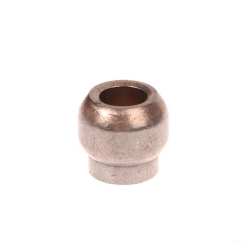 KiraKira Buje esférico del cojinete del motor del ventilador de 10 mm del eje del agujero de la aleación de cobre del hierro de la lavadora para el estator del rotor fácil instalación
