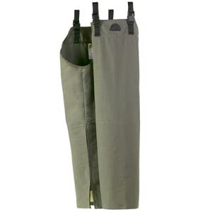 TurtleSkin SnakeArmor Total Protection Snake Chaps - Sage Green (Regular, Long Inseam)