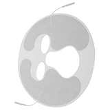 PAMINGONO Tragbare Selbstklebende Vlies Elektrodenpads für Gesichts und Akupunktur Physiotherapie Weiche Massagekissen Kompatibel mit Muskelstimulatoren Wiederverwendbares Massagezubehör