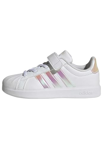 adidas Unisex-Baby Streetalk White/Iridescent/White 10
