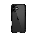 【MagEasy】iPhone16 Plus 対応 ケース クリア 耐衝撃 米軍MIL規格 スマホケース 透明 スマホカバー iPhone16Plus Case Odyssey レザーブラック