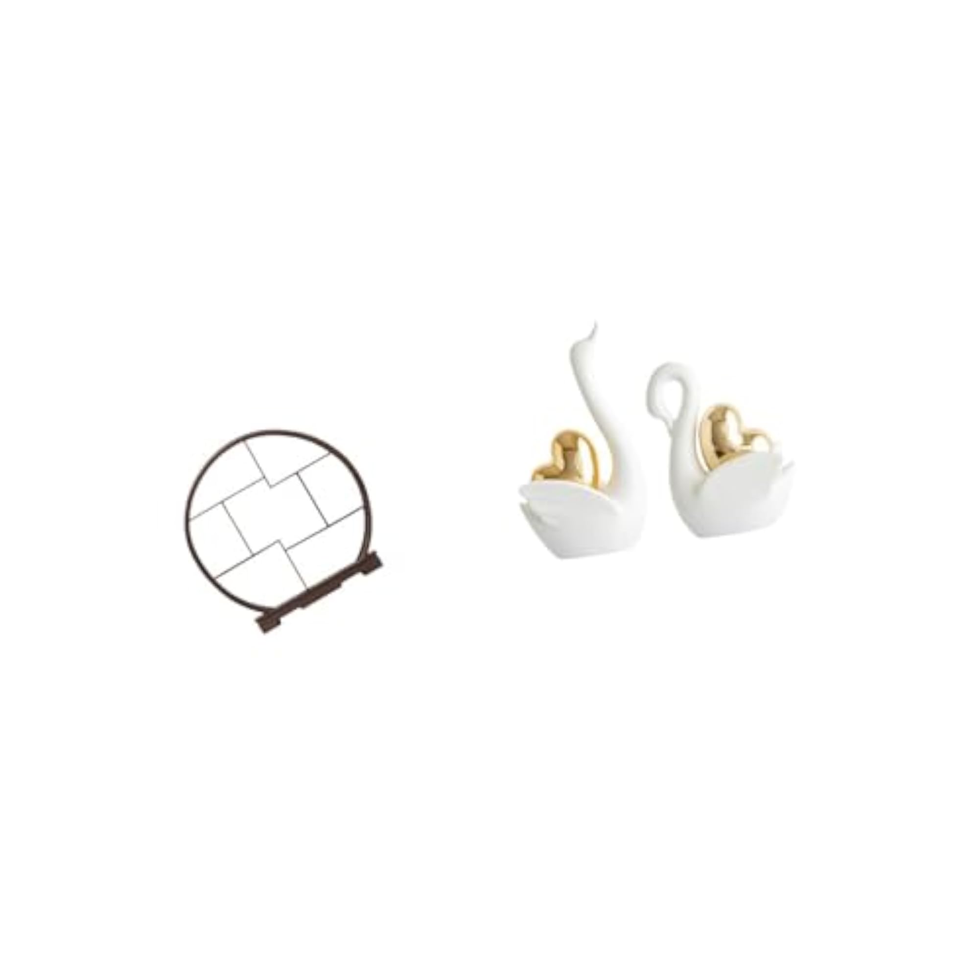Elegant Swan Display Stand Organizer