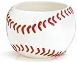 Ceramic Baseball Planter Great for Kids Room,Sports Fans and Home and Office Decor