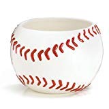 Burton & Burton Ceramic Baseball Planter Great for Kids Room,Sports Fans and Home and Office Decor