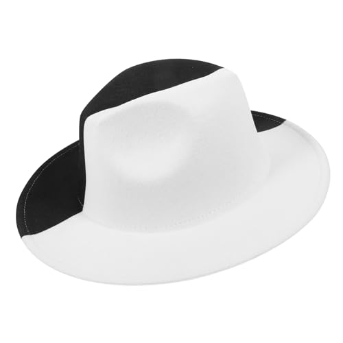 Chapeau jazz vintage avec structure renforcée pour fêtes