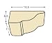 MENSULA PARA VIGA DE POLIURETANO 11CM DE ANCHO X 14,5CM DE LARGO...