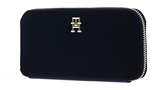 Tommy Hilfiger Damen Portemonnaie Poppy Large Groß, Blau (Space Blue),...