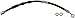 Dorman H621823 Front Driver Side Brake Hydraulic Hose Compatible with Select Mazda Models