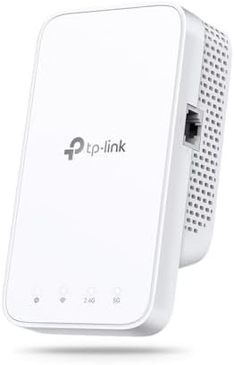 TP-Link Wzmacniacz RE330 WLAN AC1200 (867 Mb/s 5 GHz + 300 Mbps 2,4 GHz, wzmacniacz WiFi, sterowanie aplikacją, wskaźnik siły sygnału, kompatybilny ze wszystkimi urządzeniami WLAN, tryb AP)
