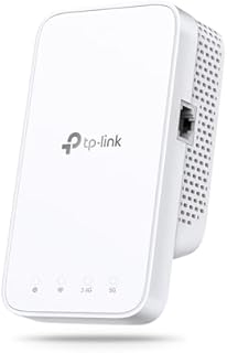 TP-Link Wzmacniacz RE330 WLAN AC1200 (867 Mb/s 5 GHz + 300 Mbps 2,4 GHz, wzmacniacz WiFi, sterowanie aplikacją, wskaźnik siły sygnału, kompatybilny ze wszystkimi urządzeniami WLAN, tryb AP)