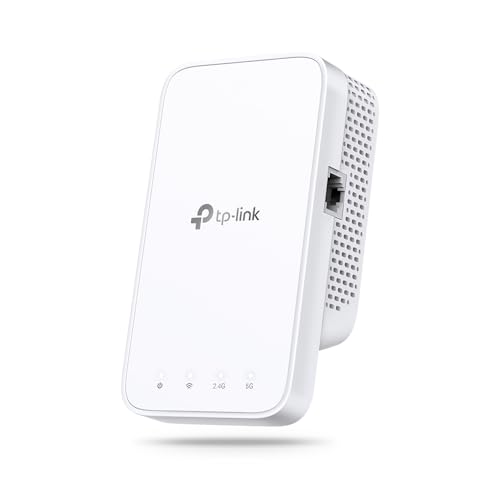 TP-Link Wzmacniacz RE330 WLAN AC1200 (867 Mb/s 5 GHz + 300 Mbps 2,4 GHz, wzmacniacz WiFi, sterowanie aplikacją, wskaźnik siły sygnału, kompatybilny ze wszystkimi urządzeniami WLAN, tryb AP)