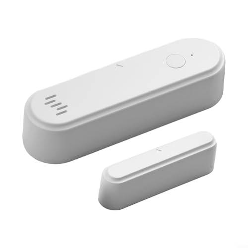 Qualoramall Sensori per porte e finestre Blue-tooth WiFi Dual Mode Sensore magnetico Smart Tu-ya Telecomando Porte Antifurto Allarme Promemoria Allarme Smart Home Security con 80dB Allarme e Luce (A)