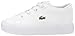 Lacoste unisex child Kid's Gripshot Sneaker, Wht/Wht, 12 Little Kid US