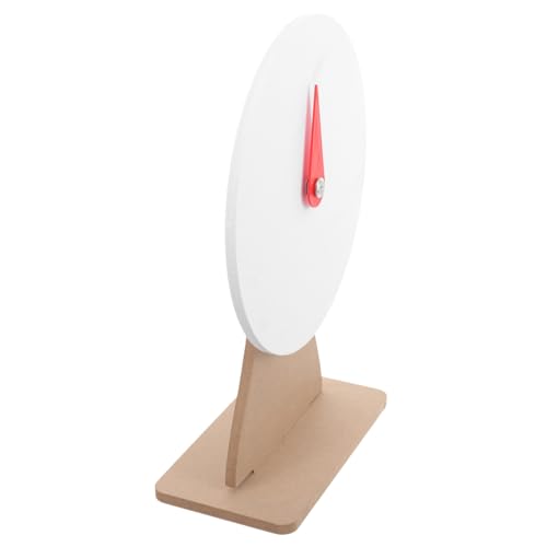 Alipis 1Set DIY Prize Wheel Blank Fortune Spinning Wheel with Base for Parties Events Games Design for Engaging Entertainment Fun Activities