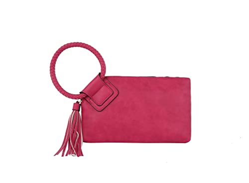 Image of Womens Clutch Purse Wristlet Wallet Evening w /Hand Strap Casual Formal Vegan Leather - Metro Muse
