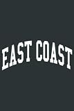 East Coast Hip Hop Rap: Heart Journal Notebook 6x9 inch 100pages