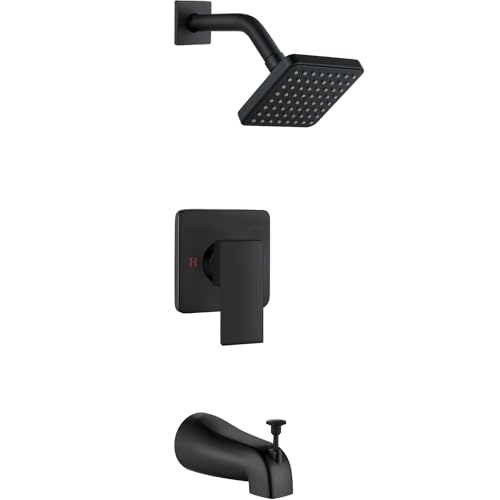 Heyalan Shower Faucet Set with Tub Spout, Bathtub and Shower Trim Kit with Valve, Single Handle...