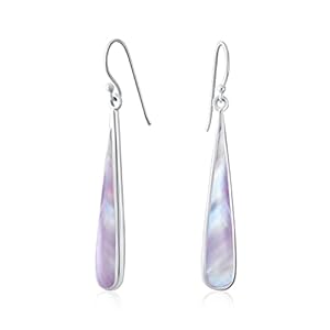 Boucles D&rsquo;Oreilles Pendantes En Forme De Gouttes D&rsquo;Eau En Argent Sterling 925 Avec Crochets En Forme De Poisson Pour Femmes. Grande Boucle D&rsquo;Oreilles En Forme De Gouttes D&rsquo;Eau En Argent Sterling 925.