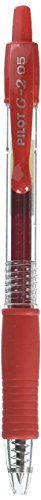 Pilot Bolígrafo Gel Retráctil Recargable Punta Extra Fina Rojo