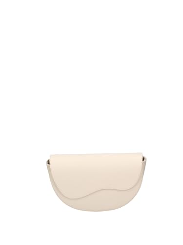 Marsupio Italiana Vera Latte 25x15x9 cm per e Funzionale donna elegante pelle