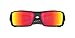 Oakley Gascan OO9014 Rectangular Sunglasses (Matte Black, Prizm Ruby)