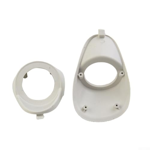 Bulevisiter Adaptador de plástico para altavoz de agudos de audio para coche, 2 unidades, 49 mm interior compatible con anillo, compatible con altavoces de 6,35 cm, compatible con instalación de
