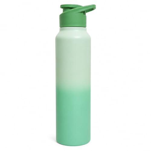 Image of Kin-Kart 1 Litre Stainless Steel Water Bottle, 1000 ml Leakproof Reusable Steel Bottle for School, Office, Home, Gym & Travel (Asian, SHADE GREEN)