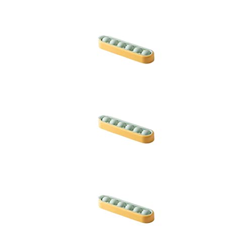XUSIJAKQ1 3 PCS Molde de bola de gelo reutilizável para férias pequeno bloco de gelo molde bandeja u