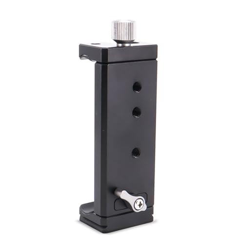 Support de téléphone réglable avec griffe froide pour micro et éclairage LED - 4