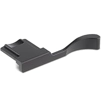 Haoge THB-X2B Metall Blitzschuh Daumen Griff Daumengriff Handgriff für Fujifilm X100VI Fuji FinePix X100V Kamera Schwarz