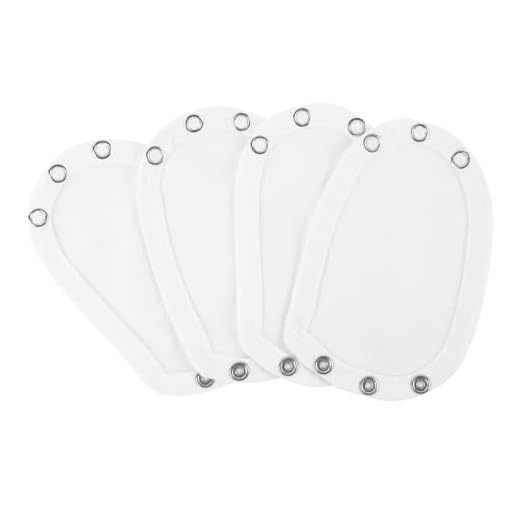 Aolso Prolongador Body Bebé, 4pcs Extensor Body Bebe Extensores Mono Para Bebé,Algodón Extensor de Ropa de Bebé para Botones,Extensor De Chaleco,Extensor De Entrepierna De Mono De Utilidad-color