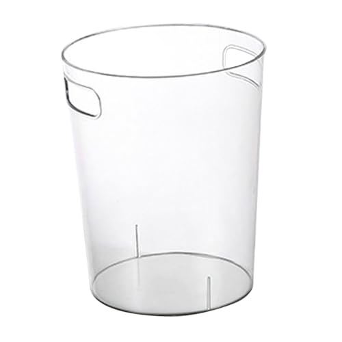 Caneca Transparente Ovalada de Plástico PET 22x19x16 cm miniatura 1