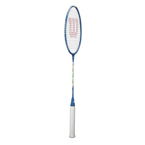 Wilson Champ 90 Badminton Racket, G3 (4), Blue/White, Blue/White - 2