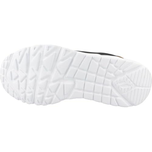 Skechers Fille Uno Lite Metallic Mode, Noir, 28 EU