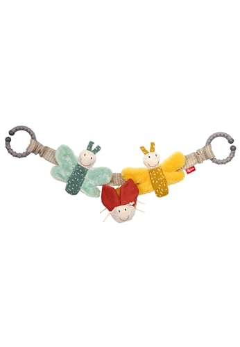 Sigikid Kinderwagenkette Schmetterling Yellow mit Rassel Spielen unterwegs
