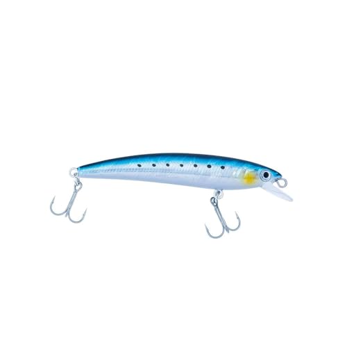 Akami Dinky 70 Jerkbait Suspending Da Traina Costiera E Spinning Light – Azione Rolling E Lanci Lunga Distanza - Ideale Per Spigole, Serra, Barracuda, Lampughe, Alletterati E Tonnetti. (Sardine)