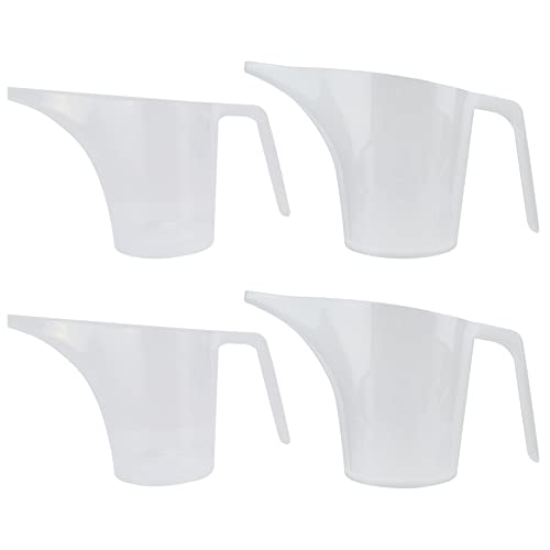 EIKS Plastic Funnel Pitcher Measuring Cup with Long Spout for Filling