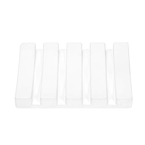 Decdeal Diatomita absorvente Saboneteira Saboneteira Suporte Auto-Seco Diatomácea Terra Saboneteira