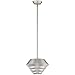 Livex Lighting 40401-91 Amsterdam - 16" One Light Mini Pendant, Brushed Nickel Finish with Brushed Nickel Metal Shade