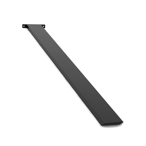 Hidden Island Countertop Support Bracket 1 Pack Black 40 Inch Heavy Duty Granite Countertop Bracket Iron Island Support Brackets for Granite Quartz Wood