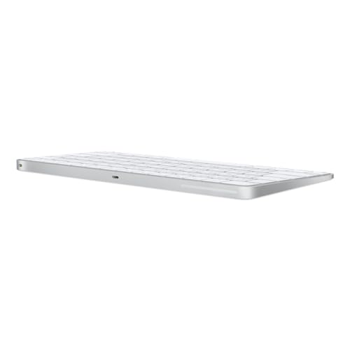 Image of Apple Magic Keyboard with Touch ID for Mac Models with Apple Silicon [Lightning Port] (QWERTY English) Silver (Renewed)
