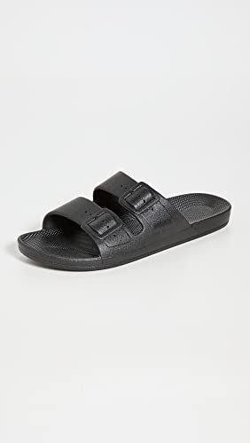 Freedom Moses-Women's Two Band Unisex Slides2